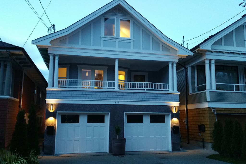 house from outside. You have the right hand side