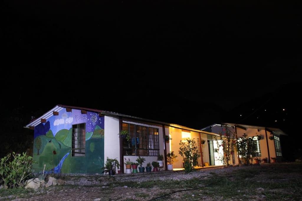 La noche es muy tranquila en el Refugio