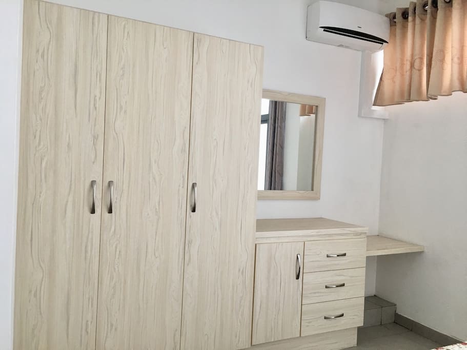 cupboard with working table