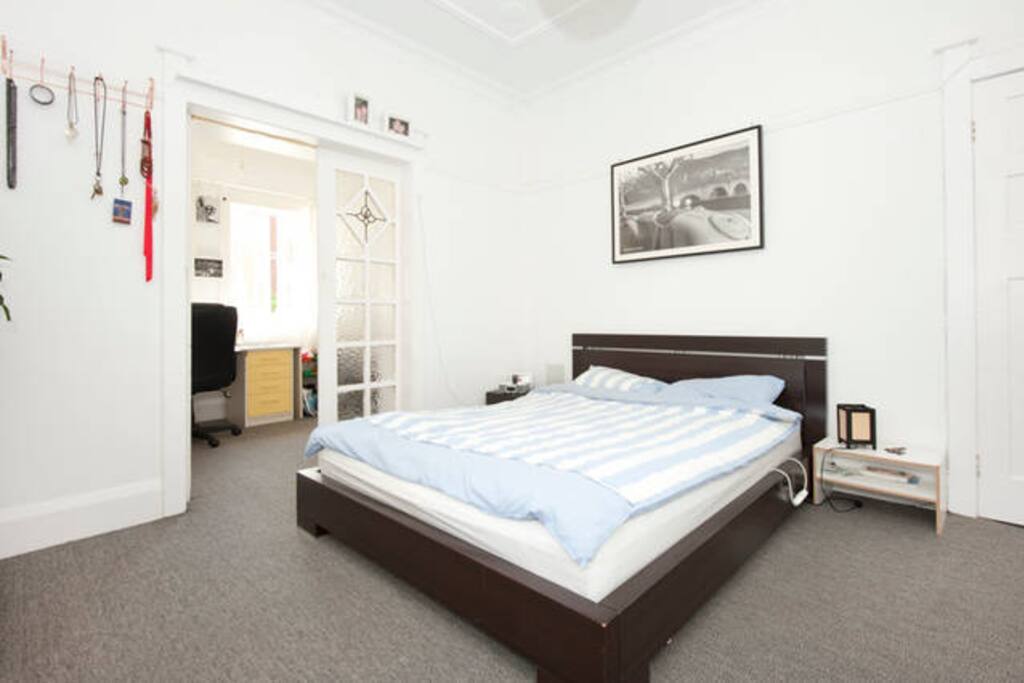 Bed Room with Sun Room in the back
