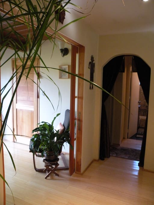 Hallway to bathroom & your beautiful bedroom