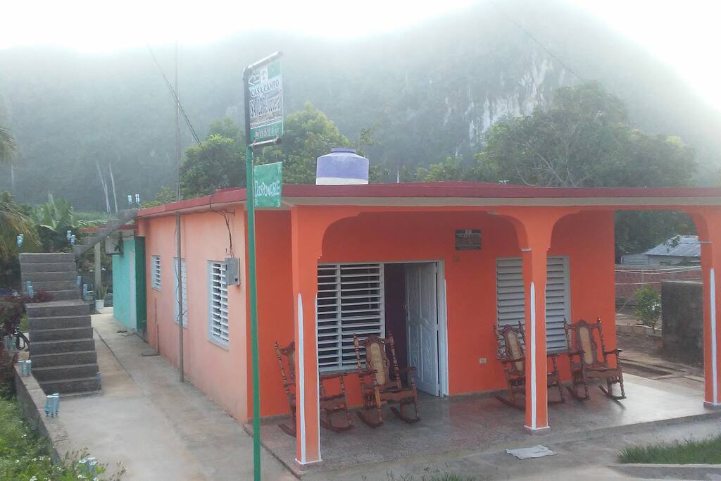 frente de la casa