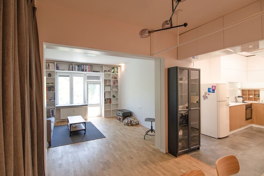 Living Room and Kitchen