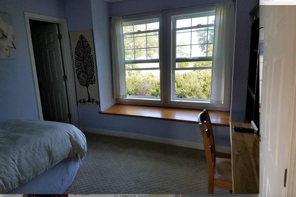Window Seat and Walk In Closet