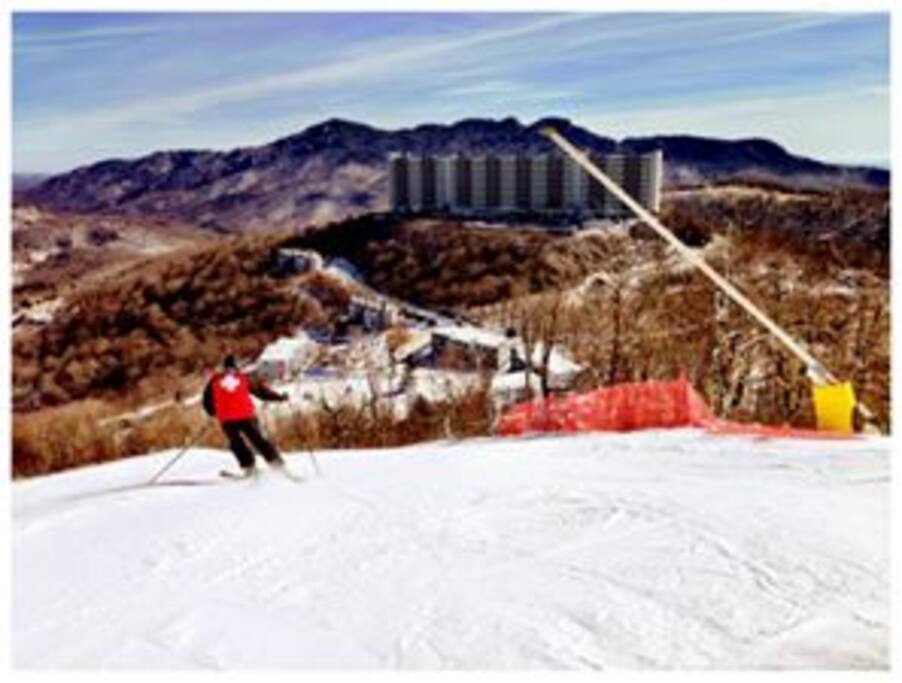 Ski Sugar Mountain. What a view!