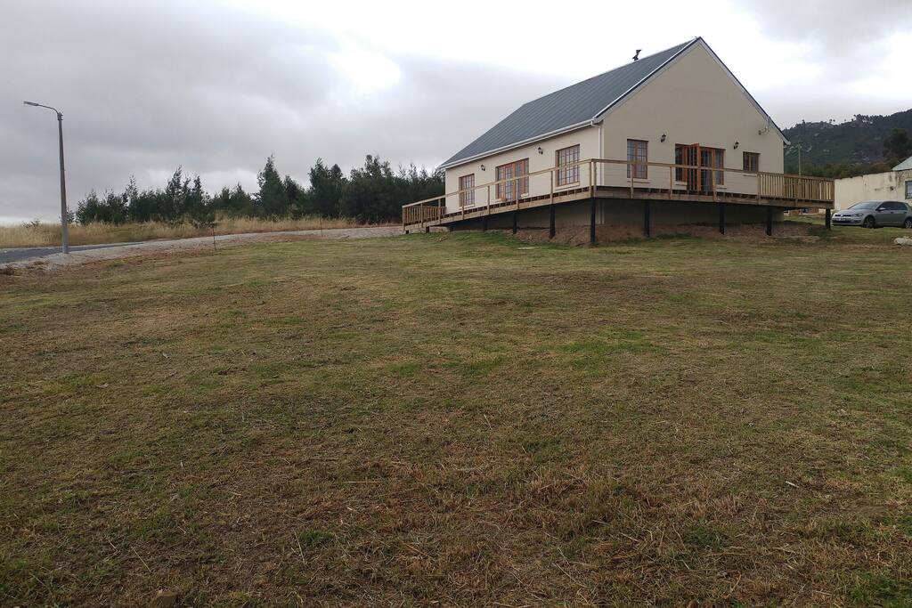 View of house from the stream