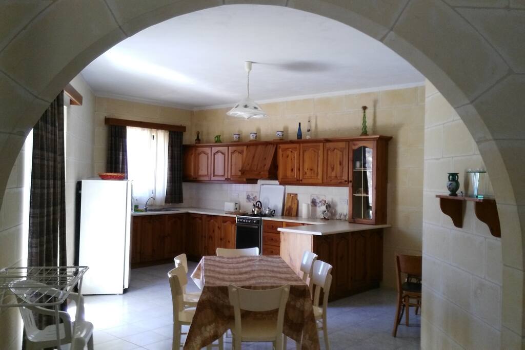 View of the Kitchen from the sofa / Living Room