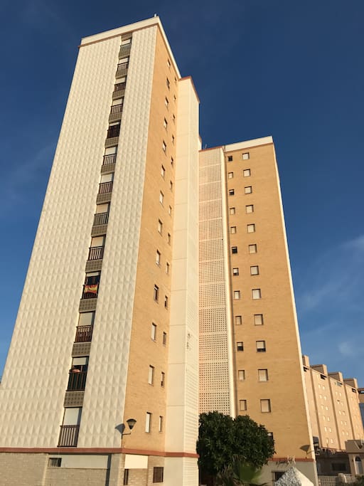 Vista alzada del edificio MAR MAYOR