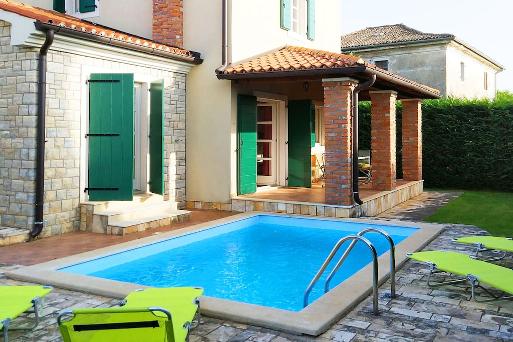 Villa Blue Dream, terrace and pool