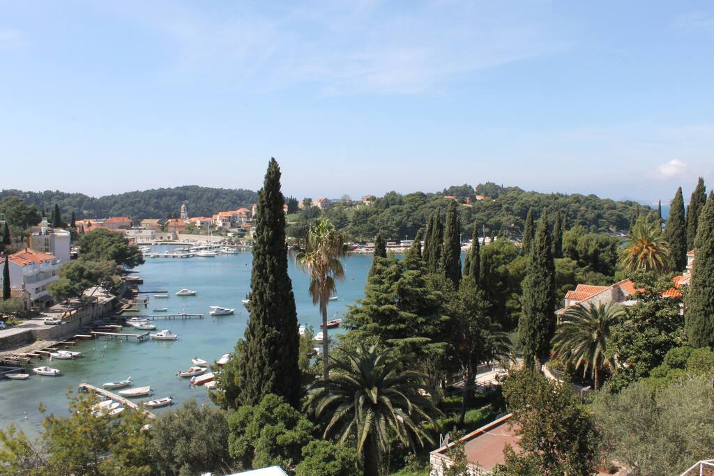 Terrace sea/town view