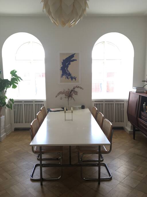 Livingroom, where you can also eat.