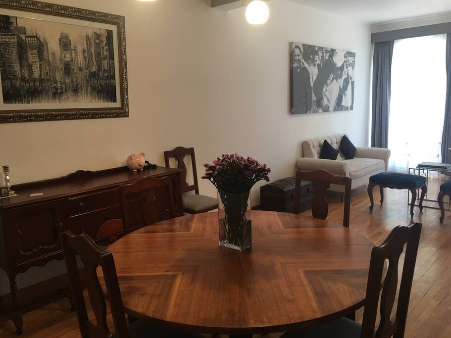 Diving table for 6 people! All in wood