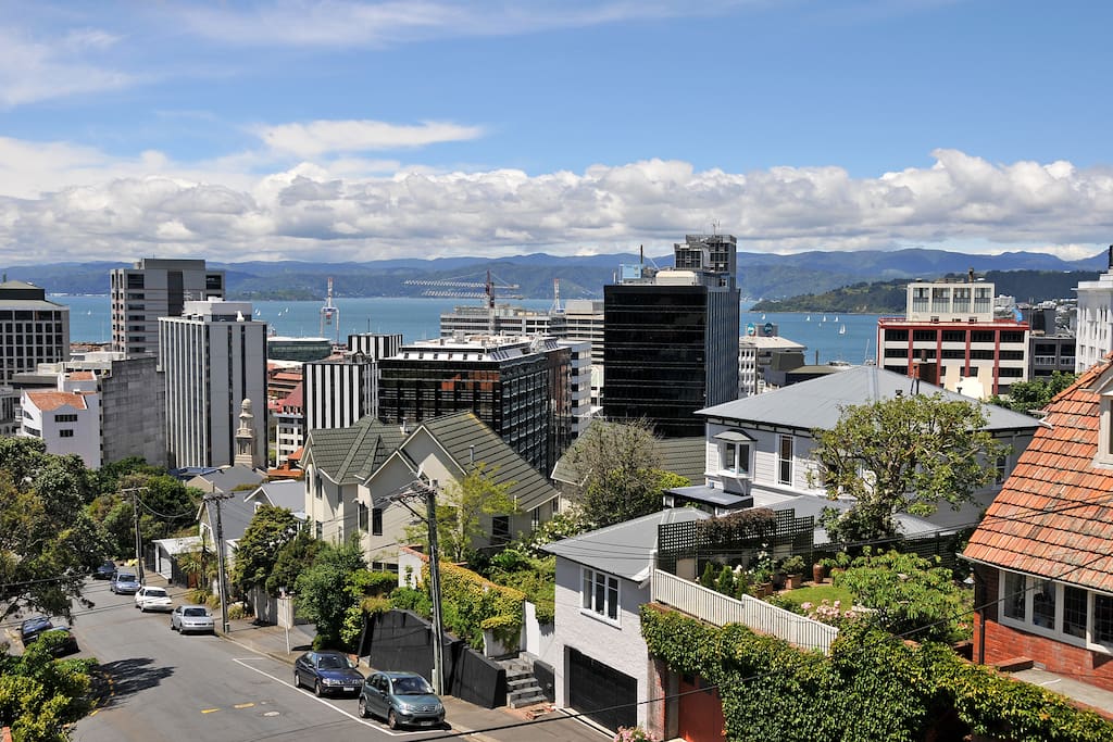 View from top floor master bedroom