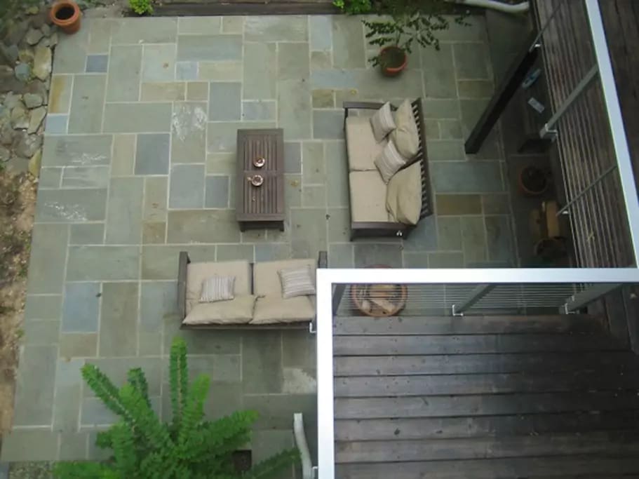 Patio - aerial view