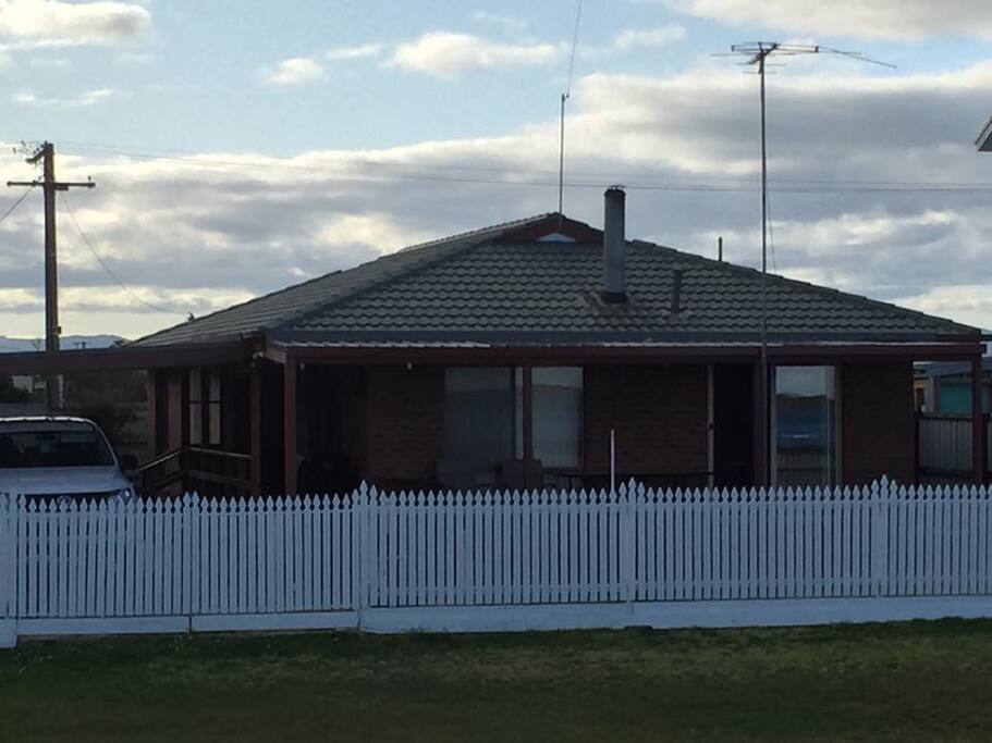 View of house from waters edge