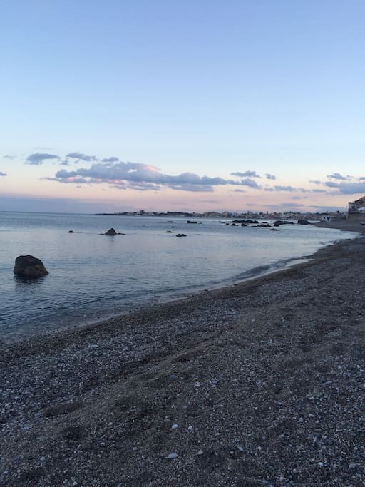 nearest beach at 300mt from the apartment