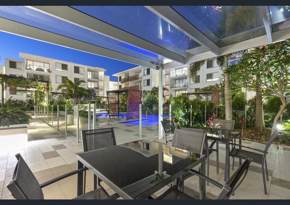 Pool and recreation area