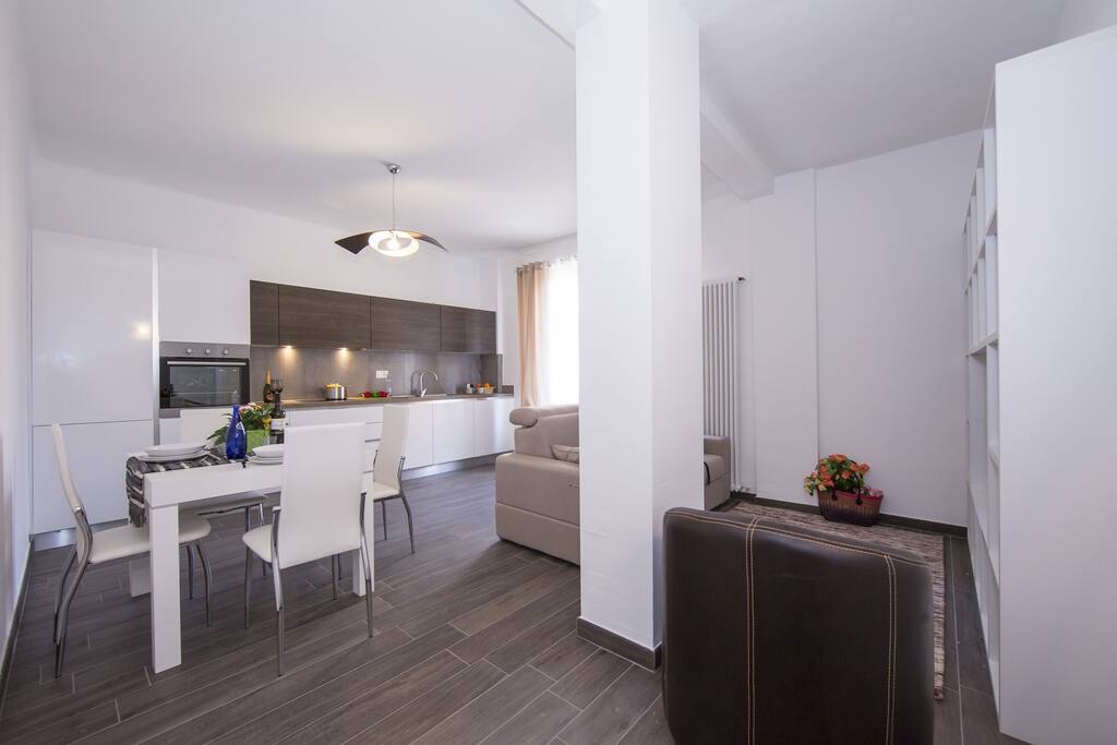 Open plan living room