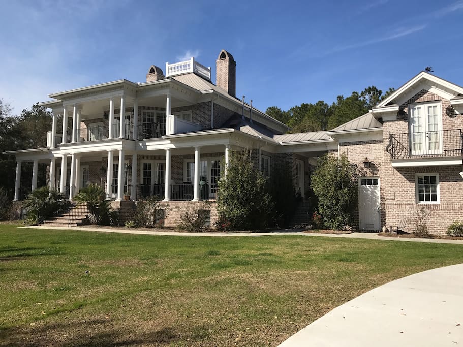 Rear view of house