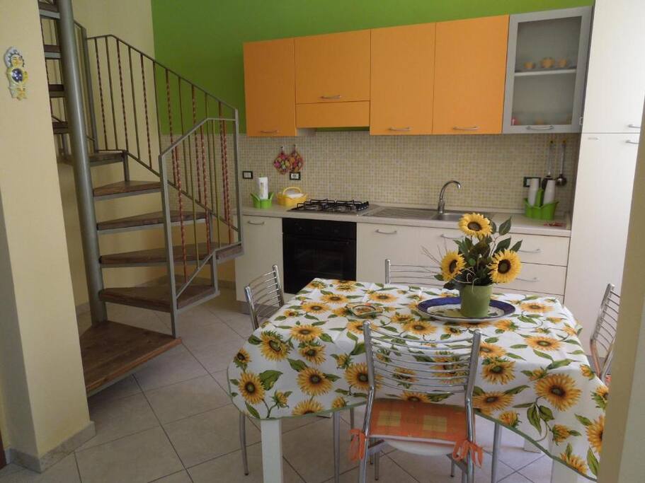 Cucina e zona pranzo