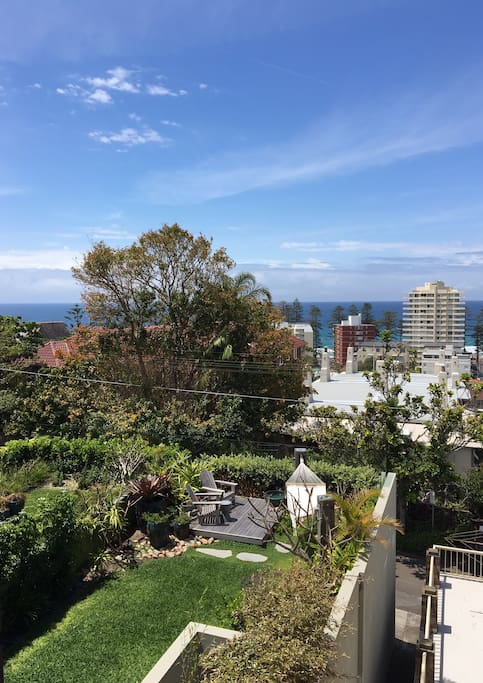 Views over to Manly Beach, 5 mins walk away