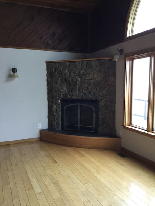 Gas fireplace in great room