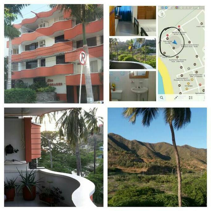 Fachada y Balcon de en frente.