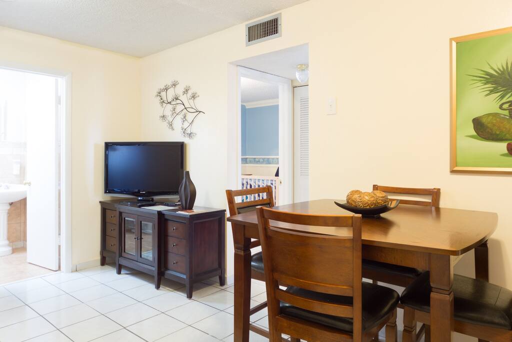 Spaceful family room.