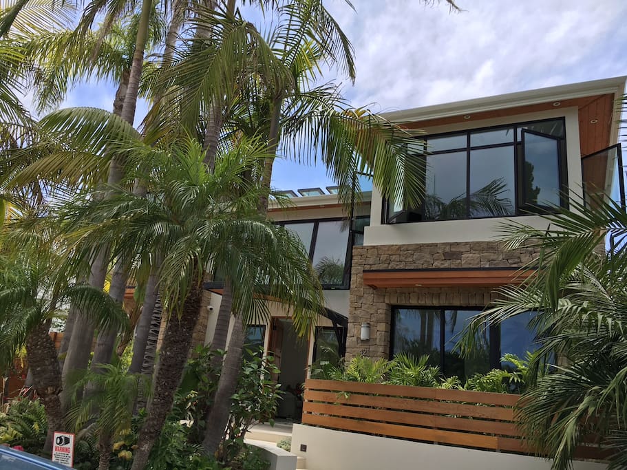 This is our house... just in front of the Villa.