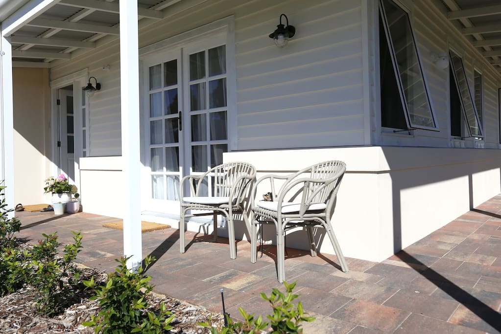 Enjoy the morning sunshine on the front porch