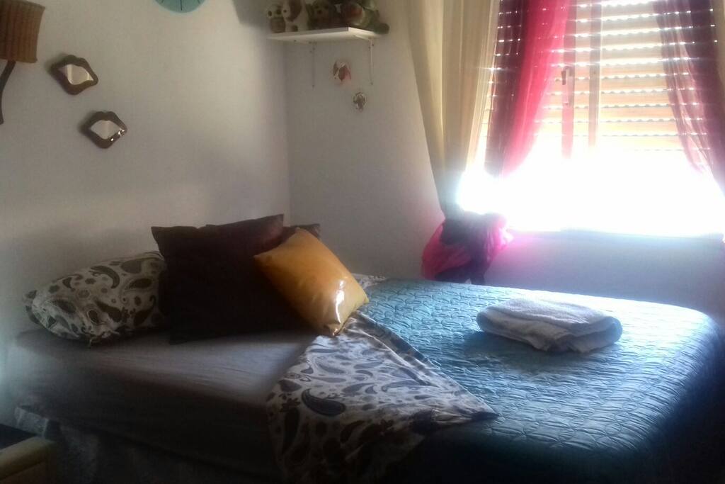 The private bedroom.