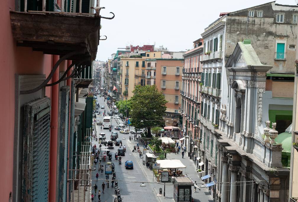 VIEW FROM THE BALCONY