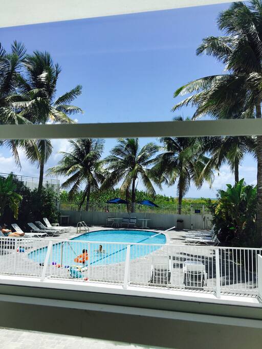 Room with a pool view