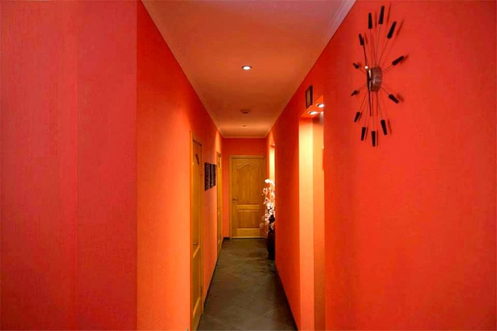 Way to the rooms
