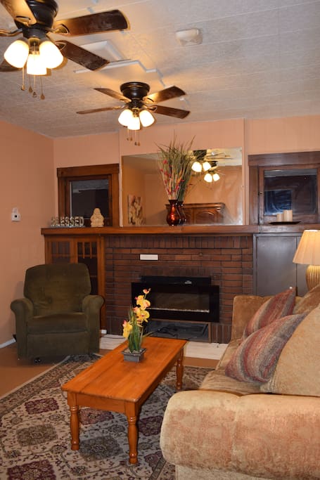 Living Room with Gas Fireplace
