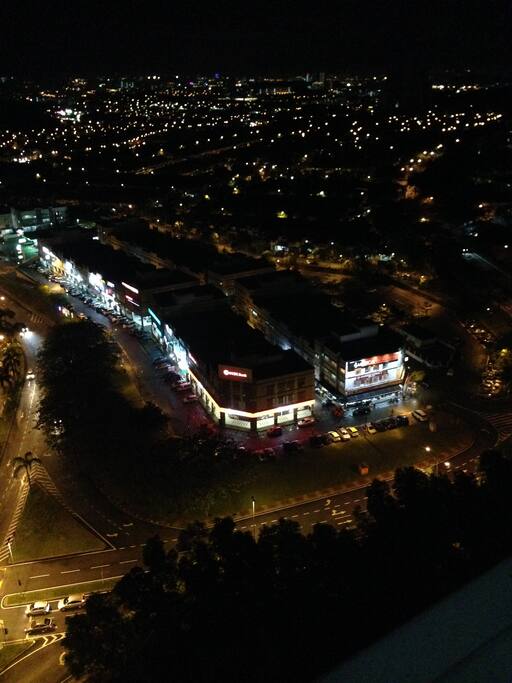 Actual photo from balcony, walking distance to restaurants, bank, groceries shop