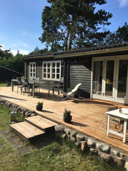 Forsiden af huset