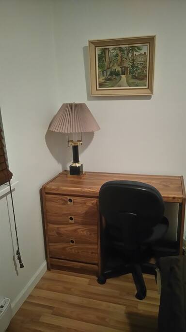 Desk and chair