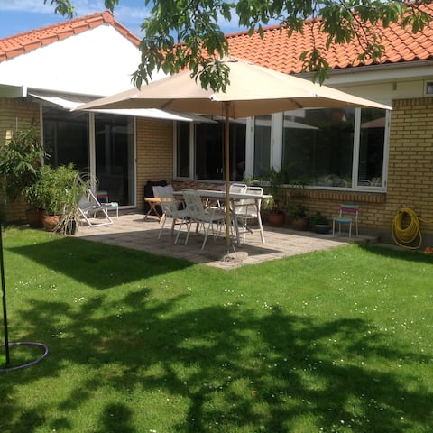 Family villa with private garden