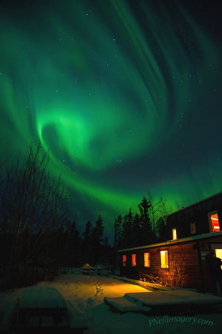 On-site Northern Lights viewing in the winter