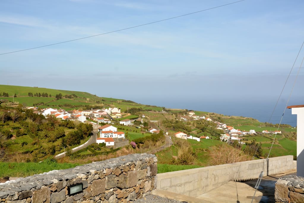 Ocean and hill view
