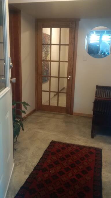 Our basement entrance.