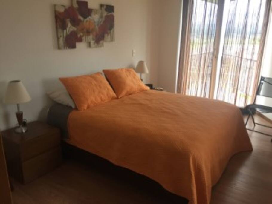 Habitación cama doble y baño privado