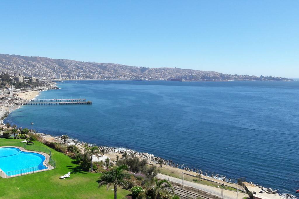 VISTA DE LA BAHIA DE VALPARAISO