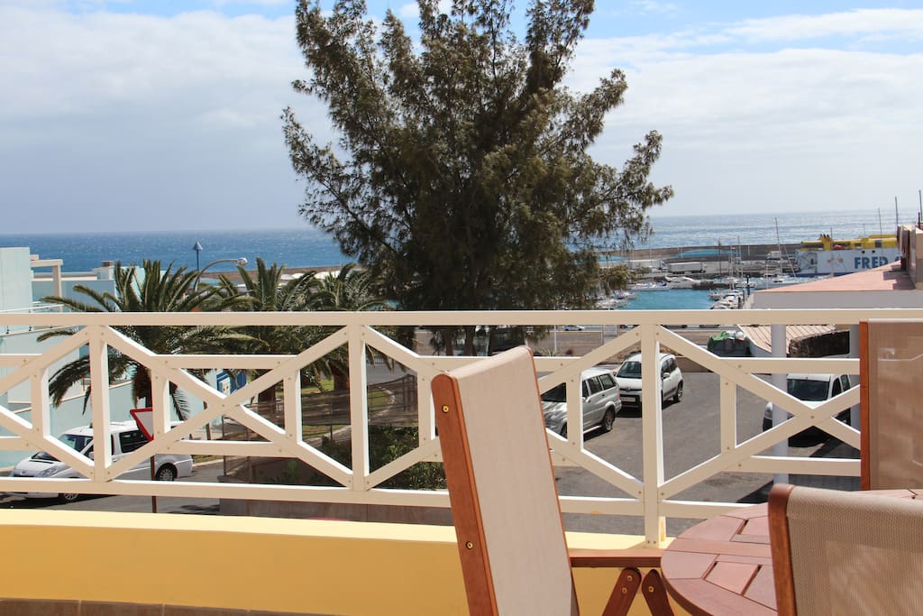 The Morro Jable Port at your feet...