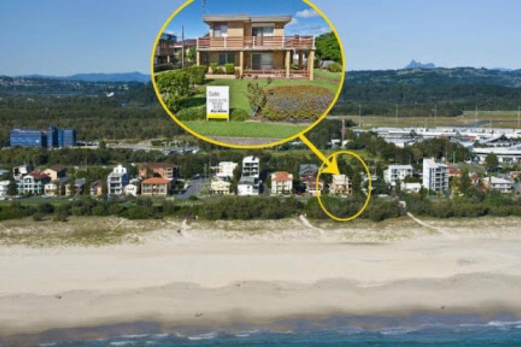 Beachfront Ground Floor apartment