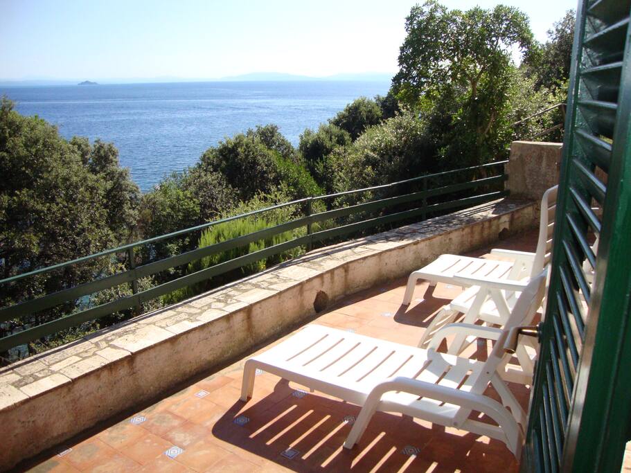 panorama dalla terrazza verso punta ala