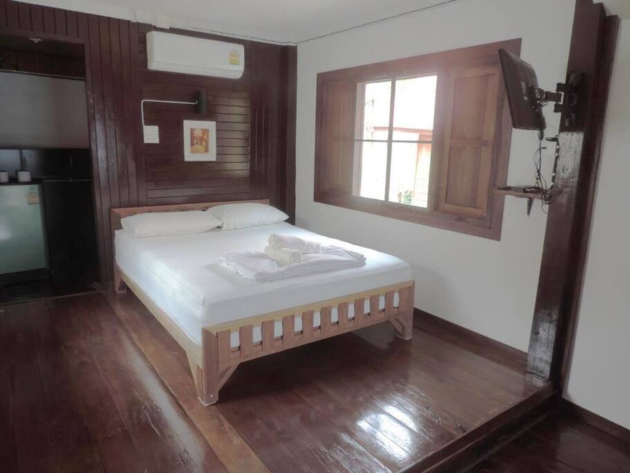 Thai bungalow # 2 w. a/c; tv; fridge