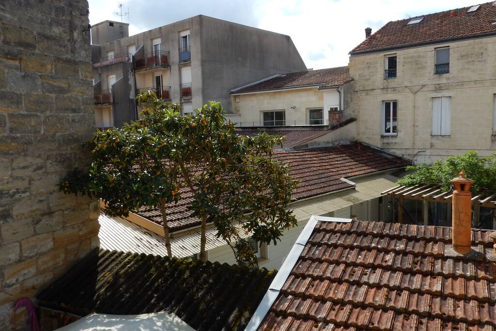 Jolie vue sur les jardins interieurs