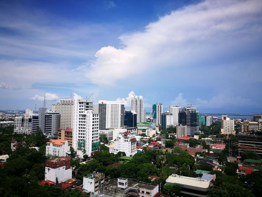 Cebu's skyline seen from the unit.